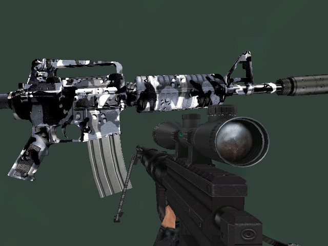 Camo M4A1(Mega Pack) [Counter Strike 16] [Mods]