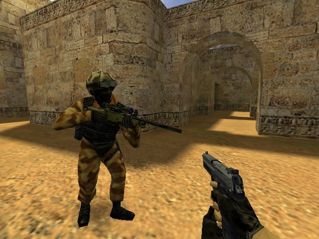 Desert camo GSG 9 [Counter-Strike 1.6] [Mods]