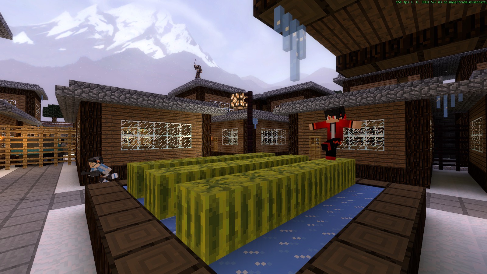 Trade Minecraft Cliffside (winter)
