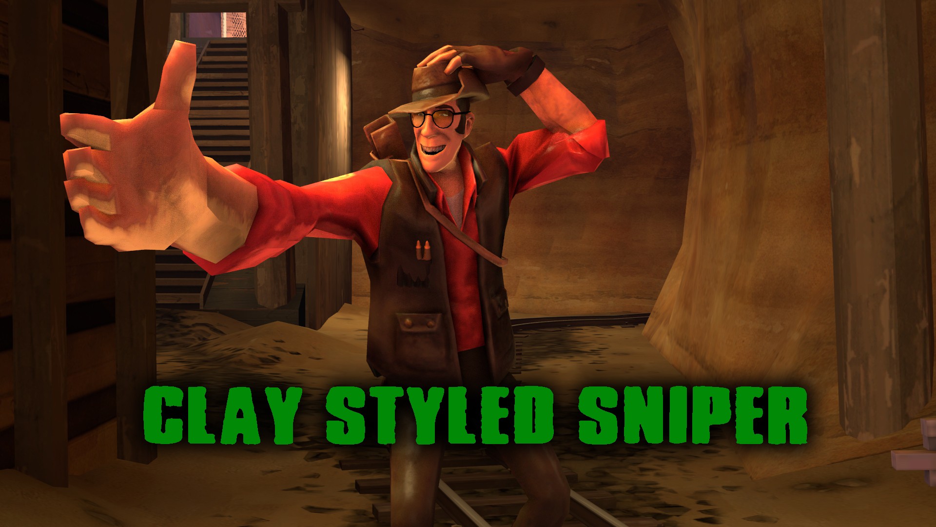 clay-styled sniper