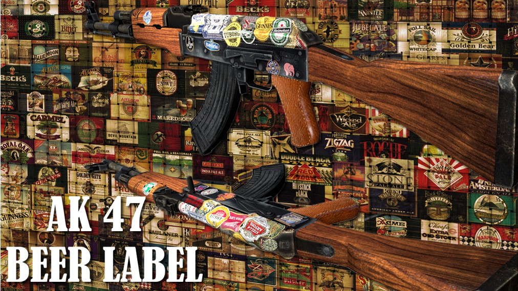 AK 47 - Beer Label