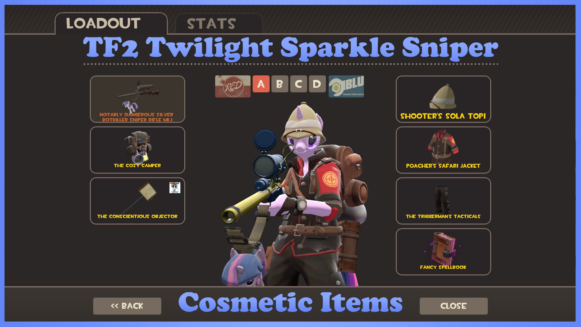 Twilight Sparkle as The Sniper [Team Fortress 2] [Mods]