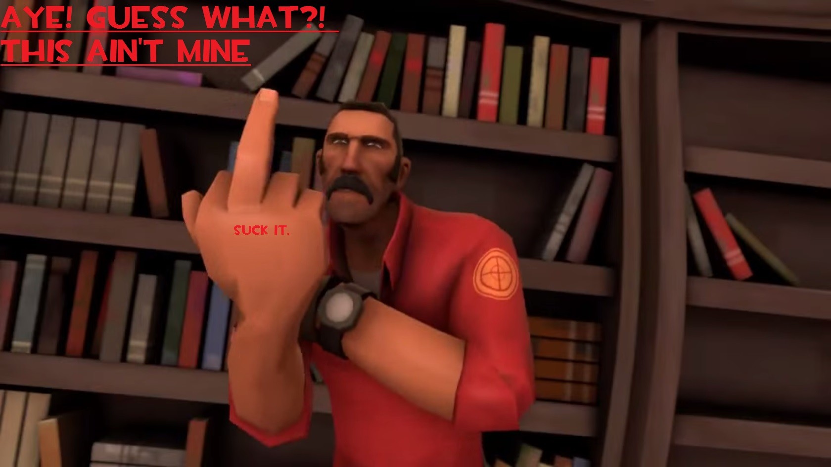 Googleygareth: The Bar Sniper flipoff taunt [FIX]