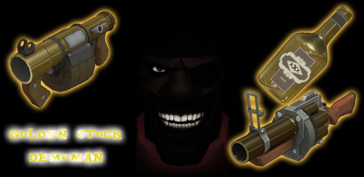 Golden Stock Demo Weapons