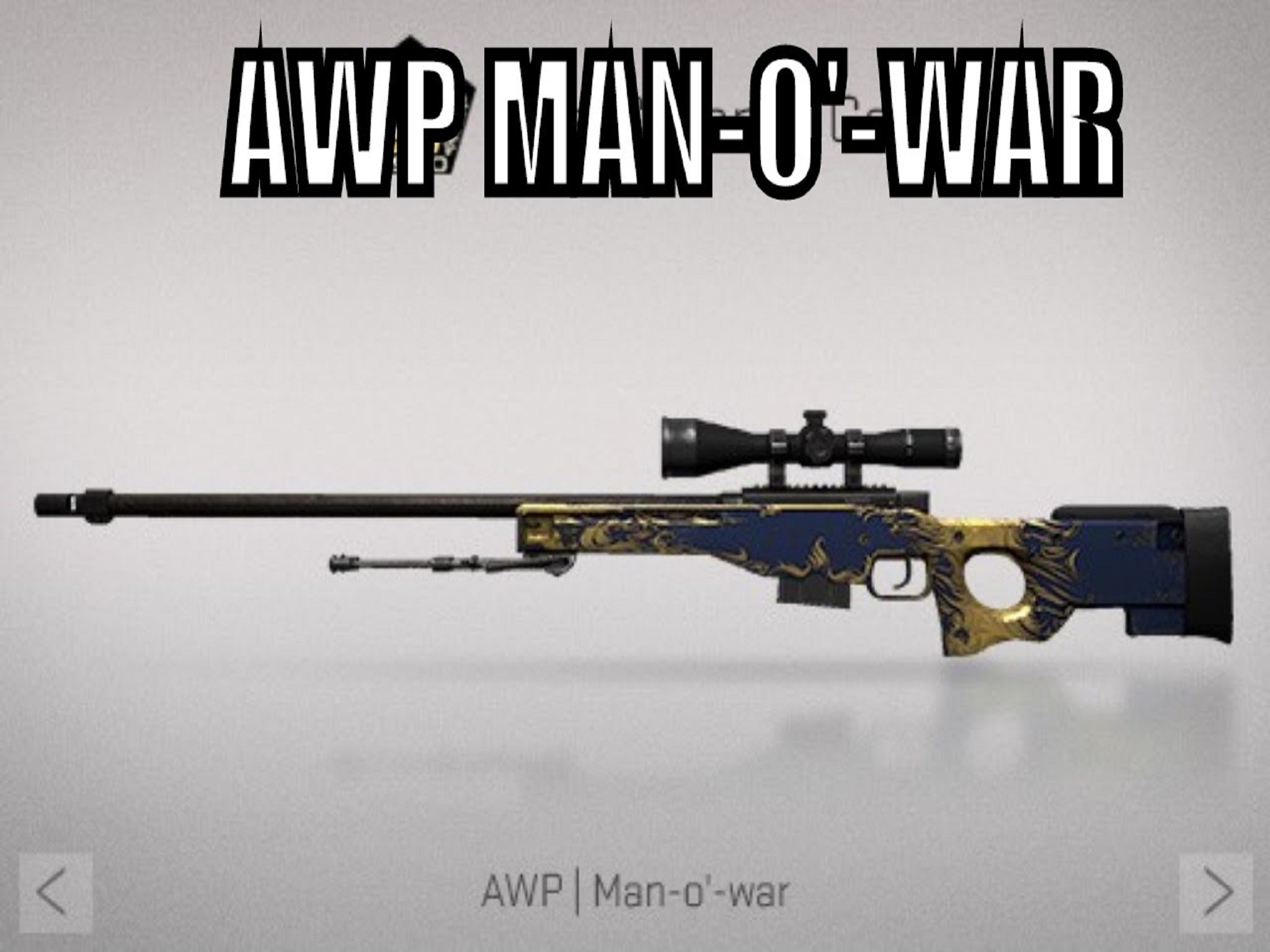 Awp man of war minimal wear фото 74