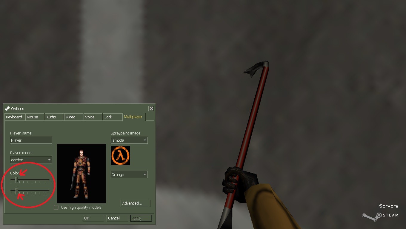 how to change skins in gmod
