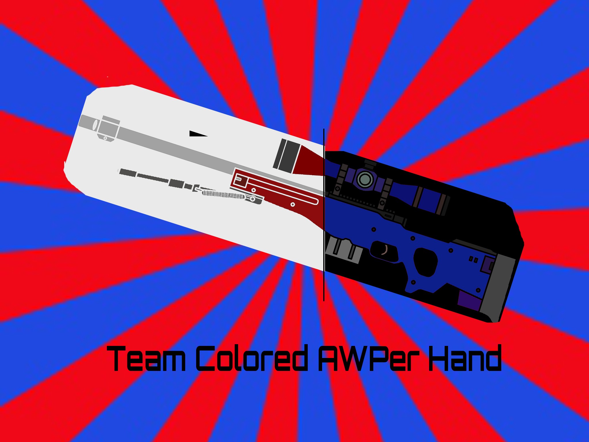 Team-Colored AWPer Hand