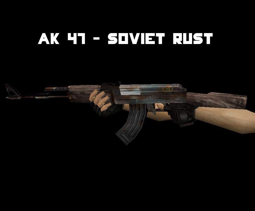 AK 47 - Soviet Rust [Counter-Strike 1.6] [Mods]