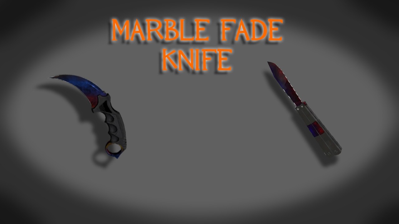 Butterfly Knife - Marble Fade