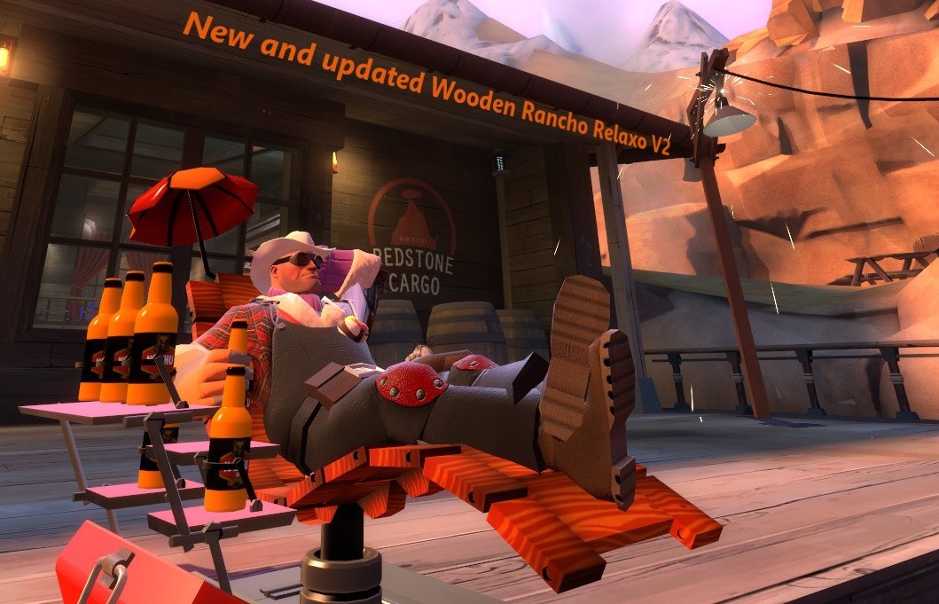 Wooden Rancho Relaxo V3 [Team Fortress 2] [Mods]