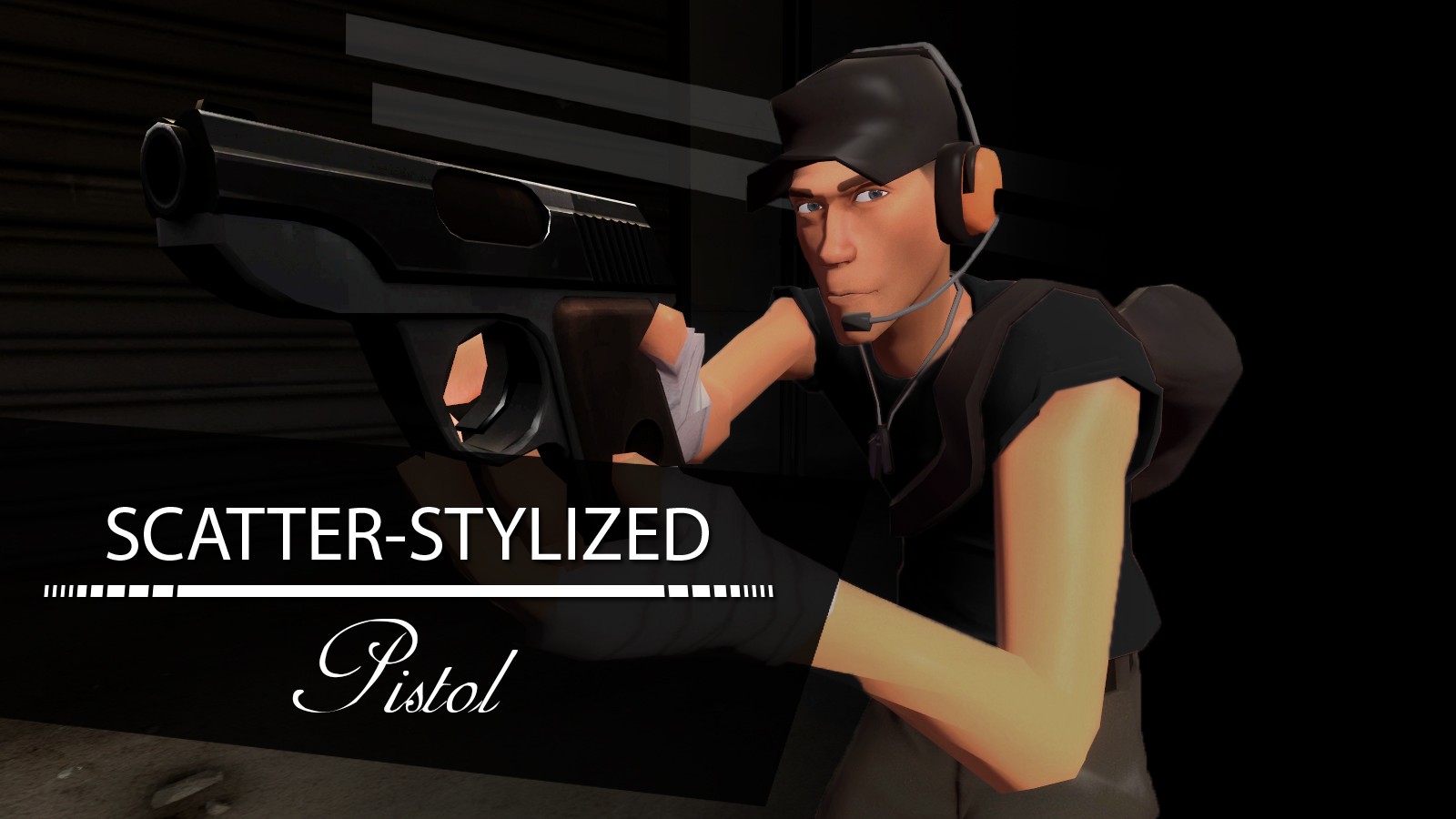 Scatter-stylized pistol reskin
