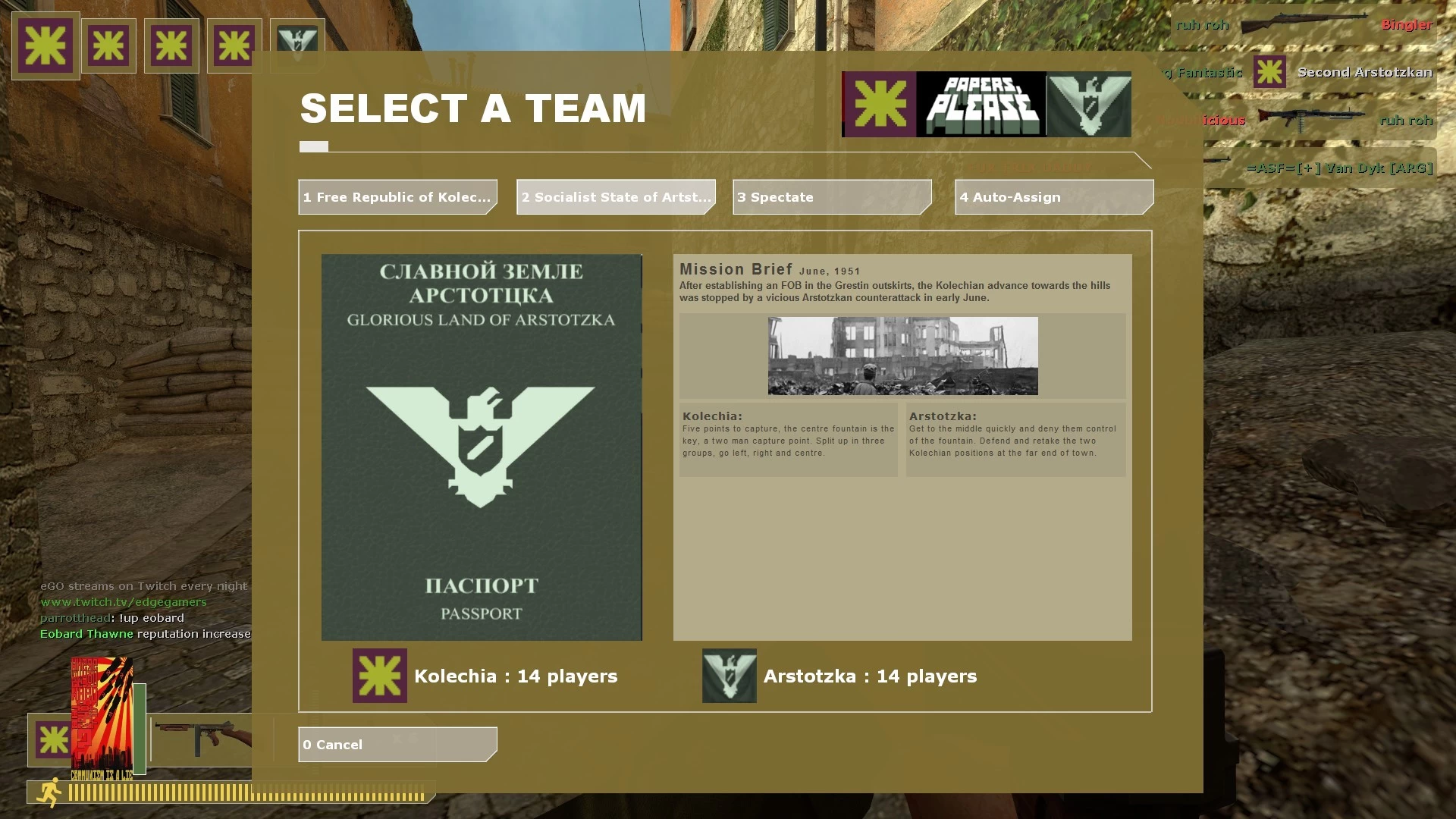 Papers Please Conversion Mod Day Of Defeat Source Mods - papers please roblox script
