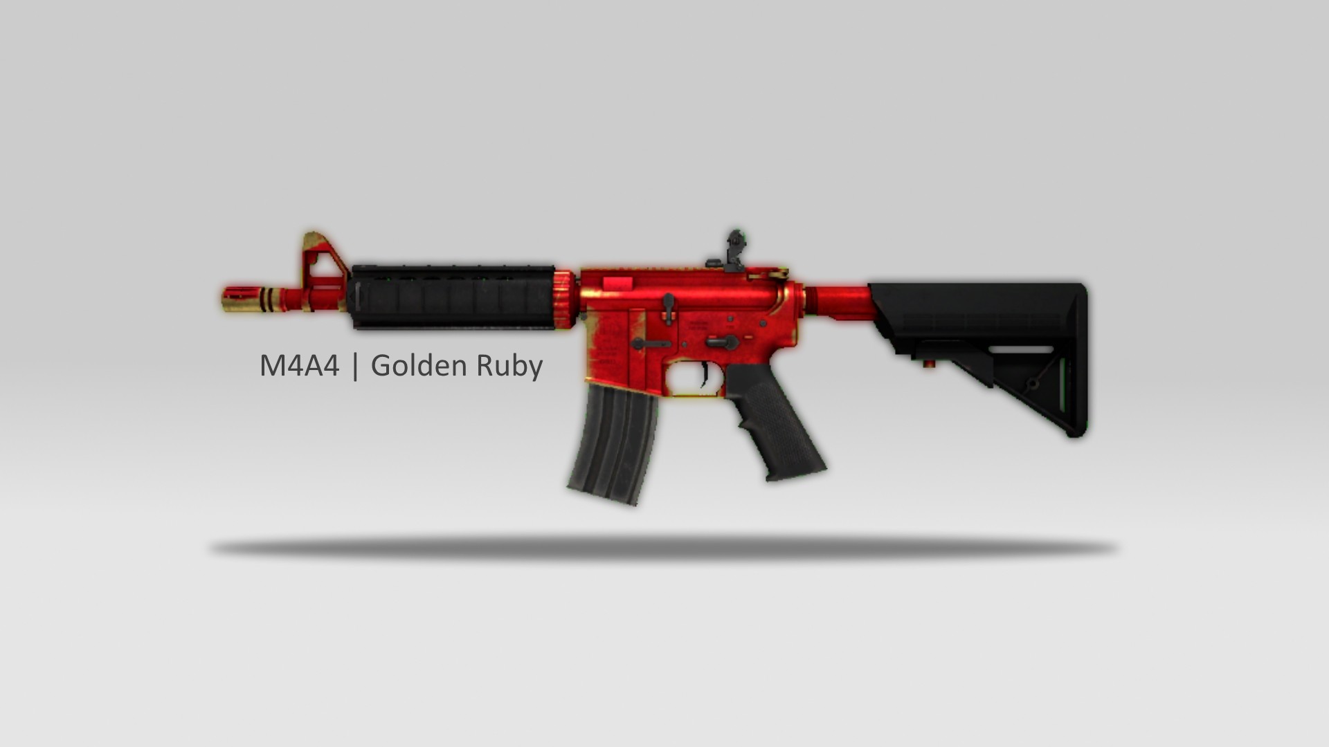 M4A4 | Golden Ruby