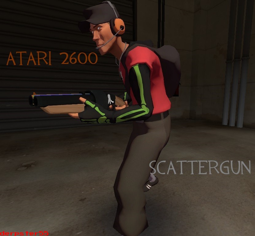 Atari 2600 Scattergun Retexture