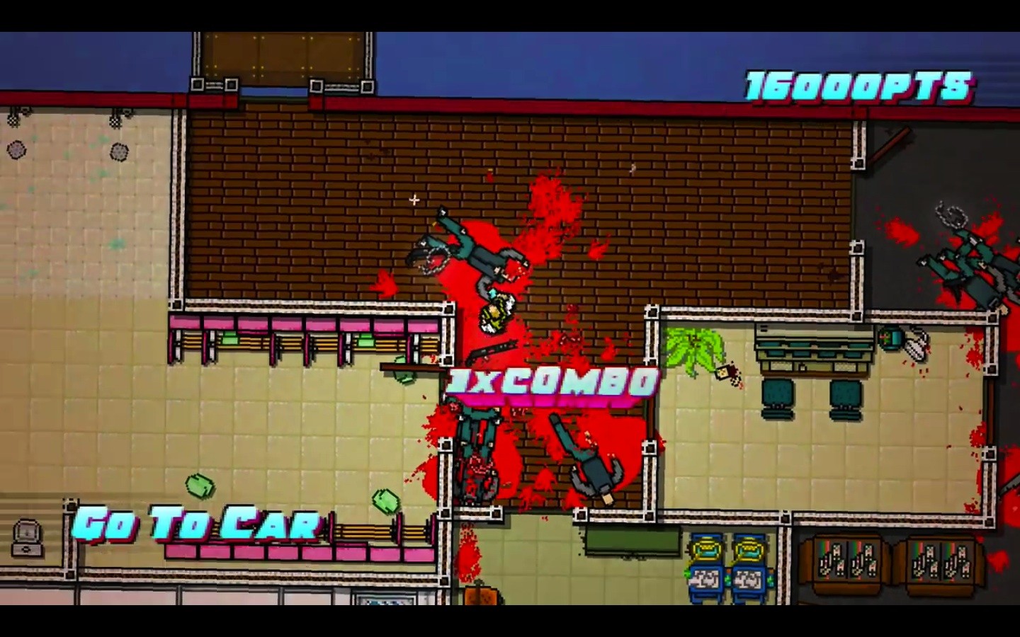 Как установить компанию на hotline miami 2