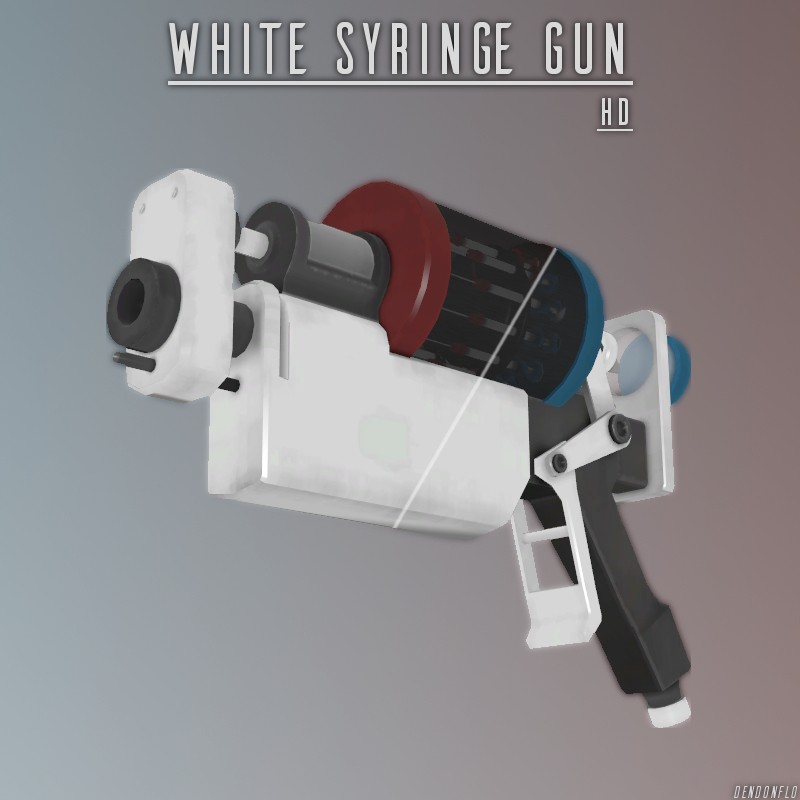 White Syringe gun