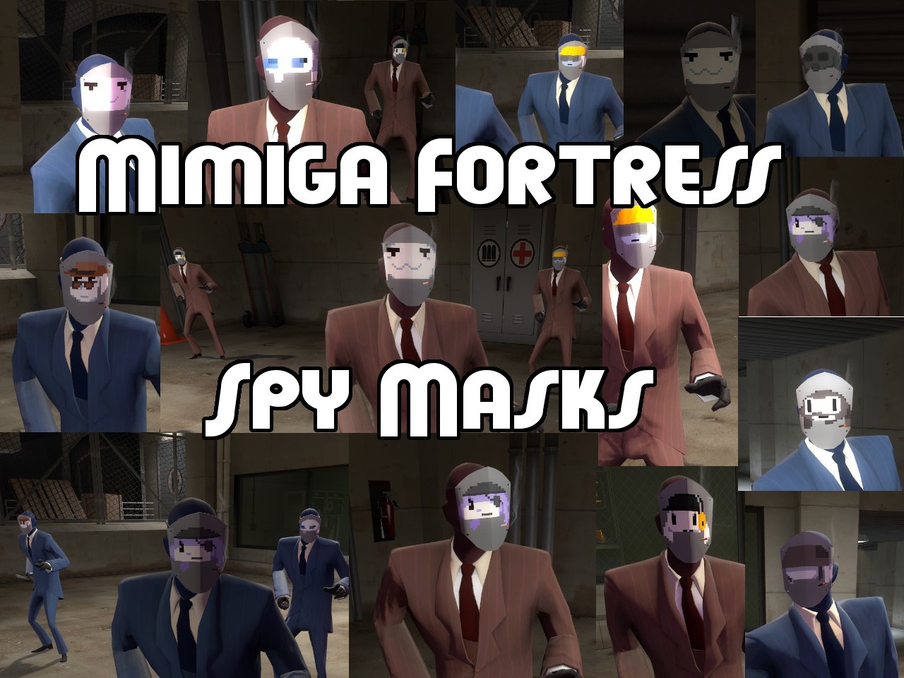 Mimiga Fortress 2 Spy Masks [Team Fortress 2] [Mods]