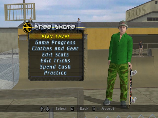 How to create a custom character in Tony Hawk's Pro Skater 1 and 2