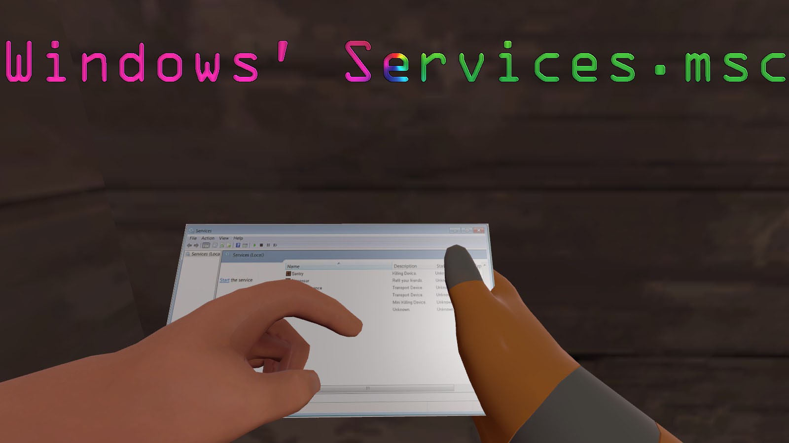 Windows' Services.msc