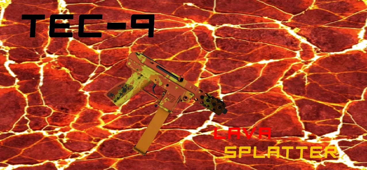 Tec-9 Lava Splatter