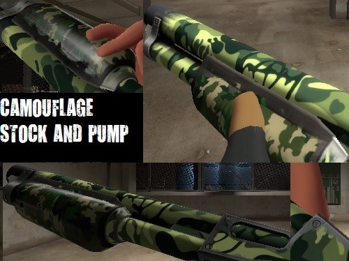 Backwoods Boomstick Camouflage Pump and Stock