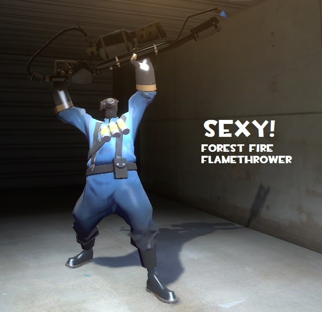 Pure Black Forest Fire Skin