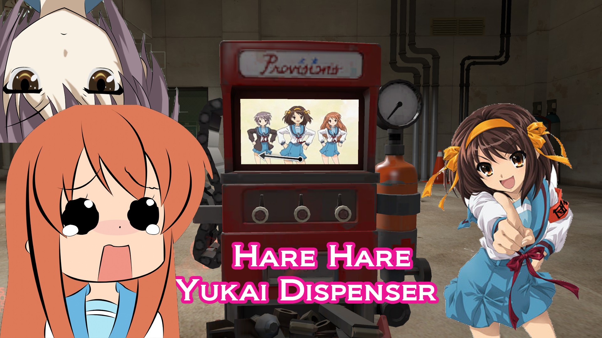 Hare Hare Yukai Dispenser Screen