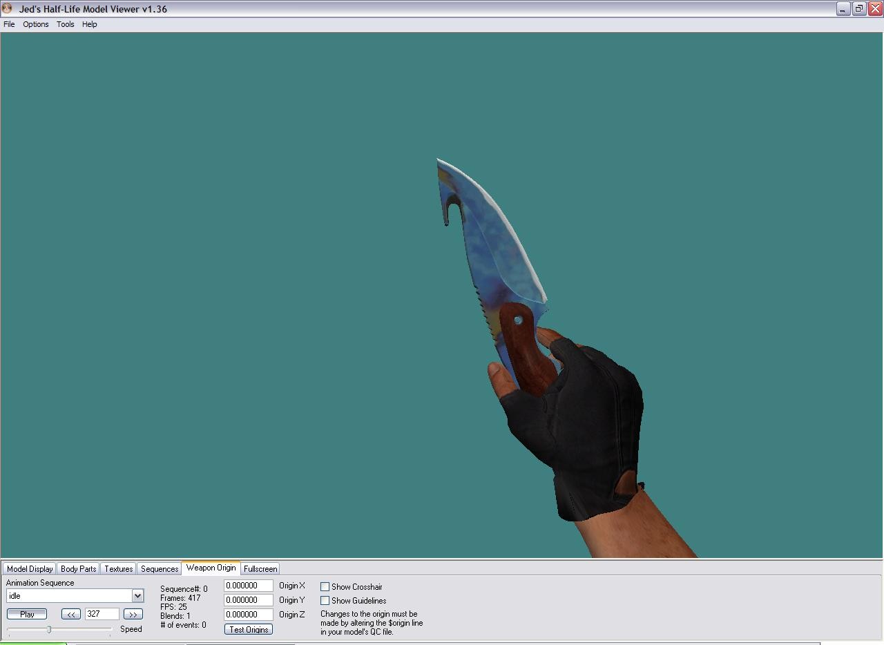 Gut Knife CASE HARDENED [CounterStrike 1.6] [Mods]