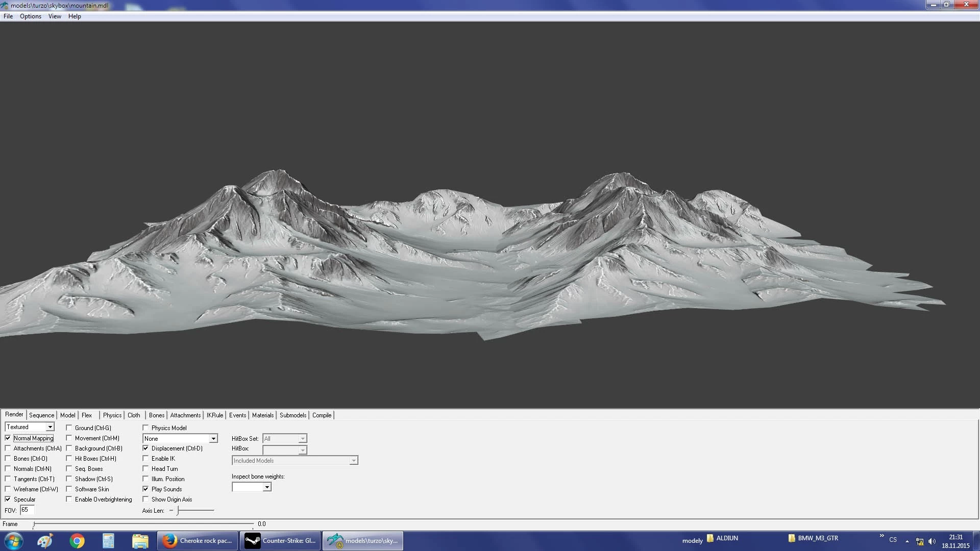 mountain skybox model