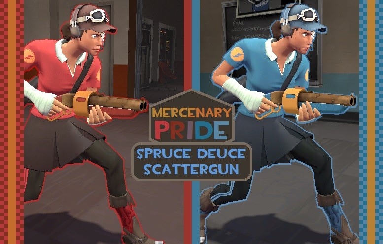 Mercenary Pride: Spruce Deuce Scattergun