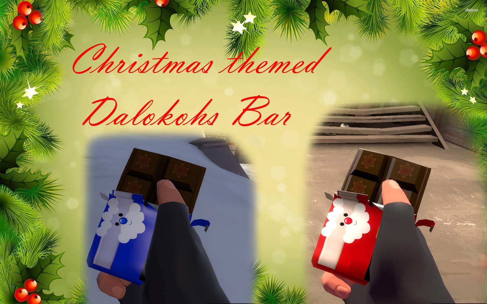 Christmas Themed Dalokohs Bar 1.0