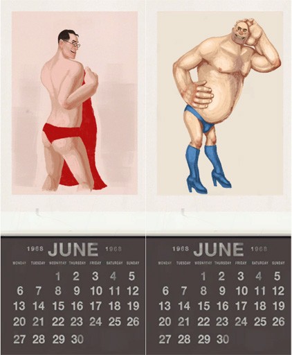 Medic and Heavy Pinup Calendars