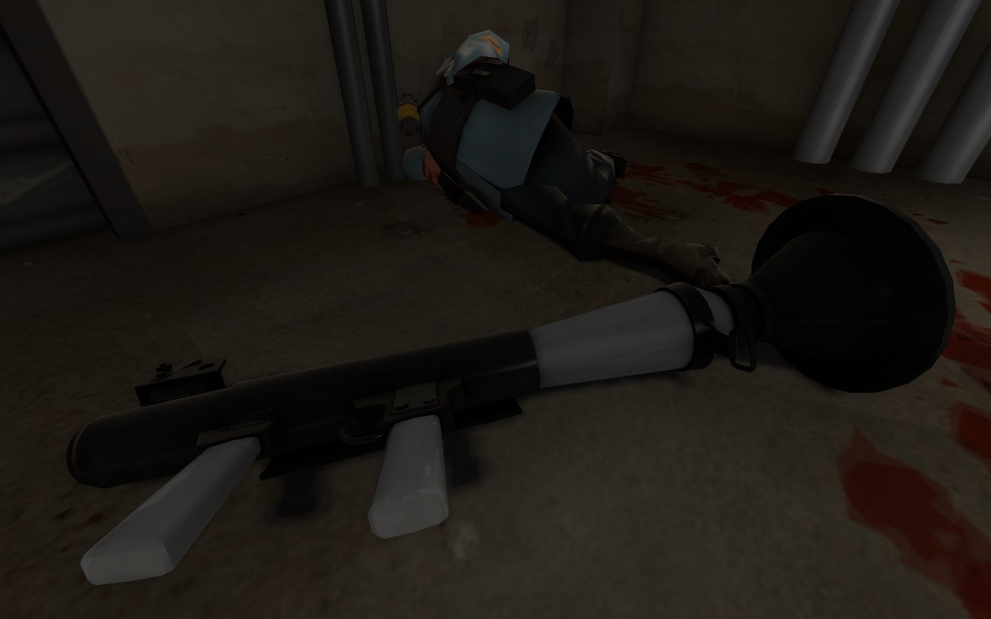 Black & Light Gray Rocket-Launcher