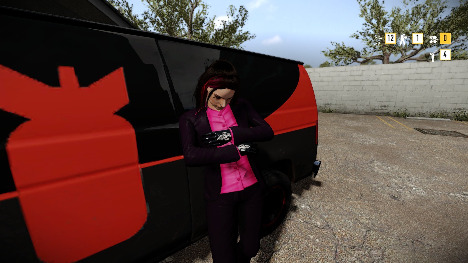 Wine And Pink Suit [payday 2] [mods]