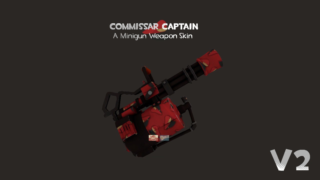 Commissar Captain Minigun Skin (v2)