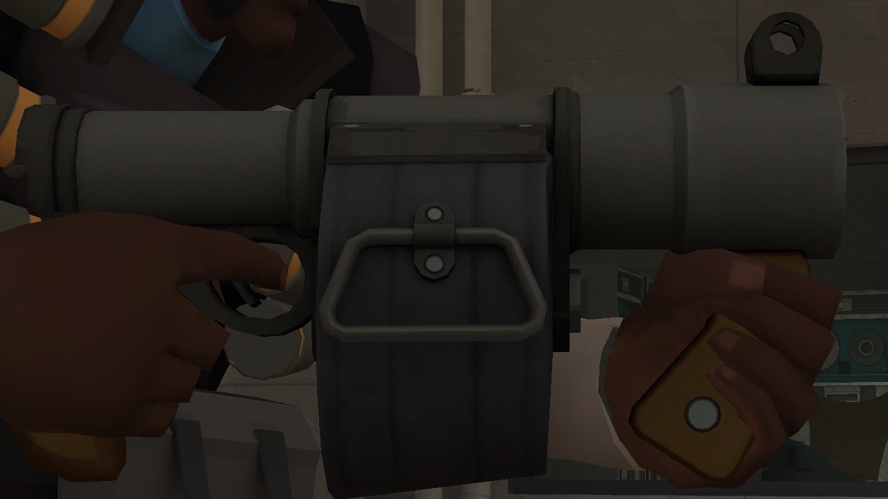 Simple Gray Sticky bomb Launcher