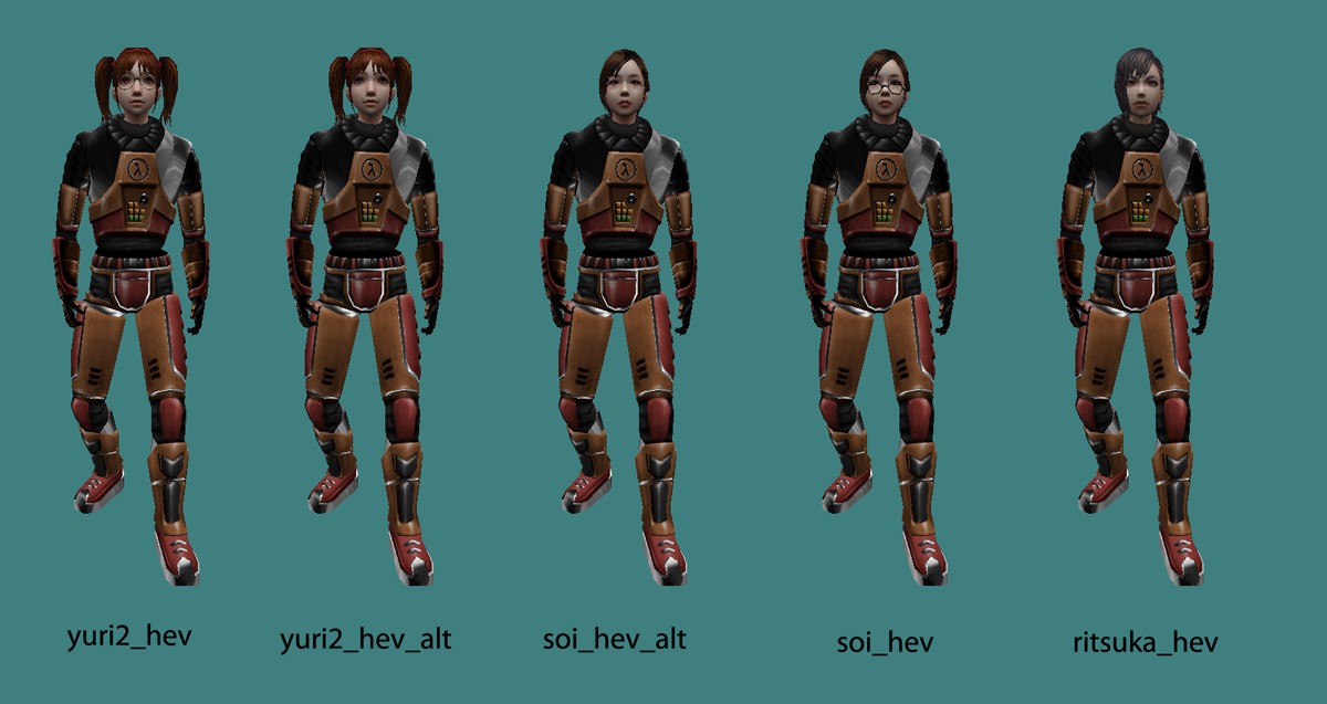 CSO Female Characters - HEV (4.8) [Sven Co-op] [Mods]
