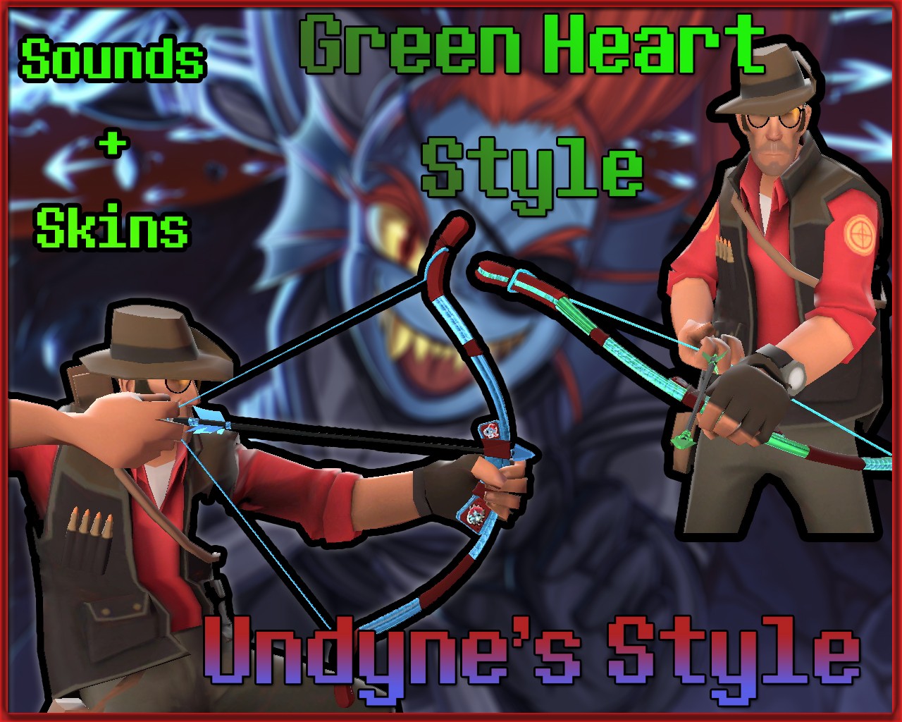 Undyne's Bow [Sounds + Skins!]