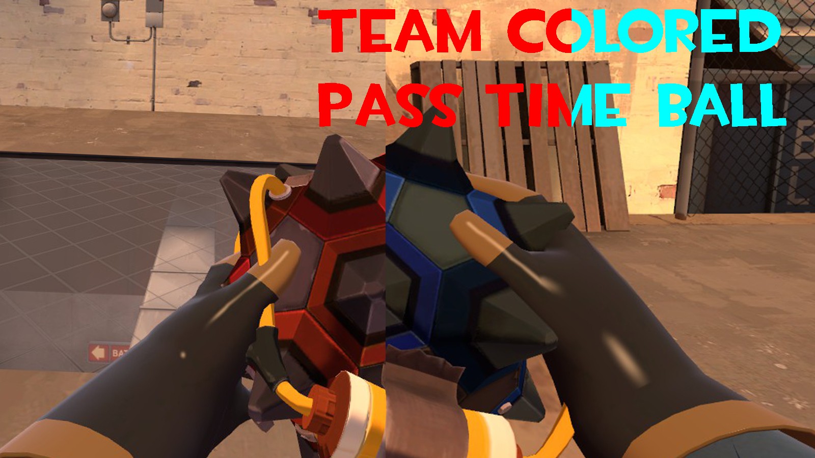 Team colored PASS time Ball