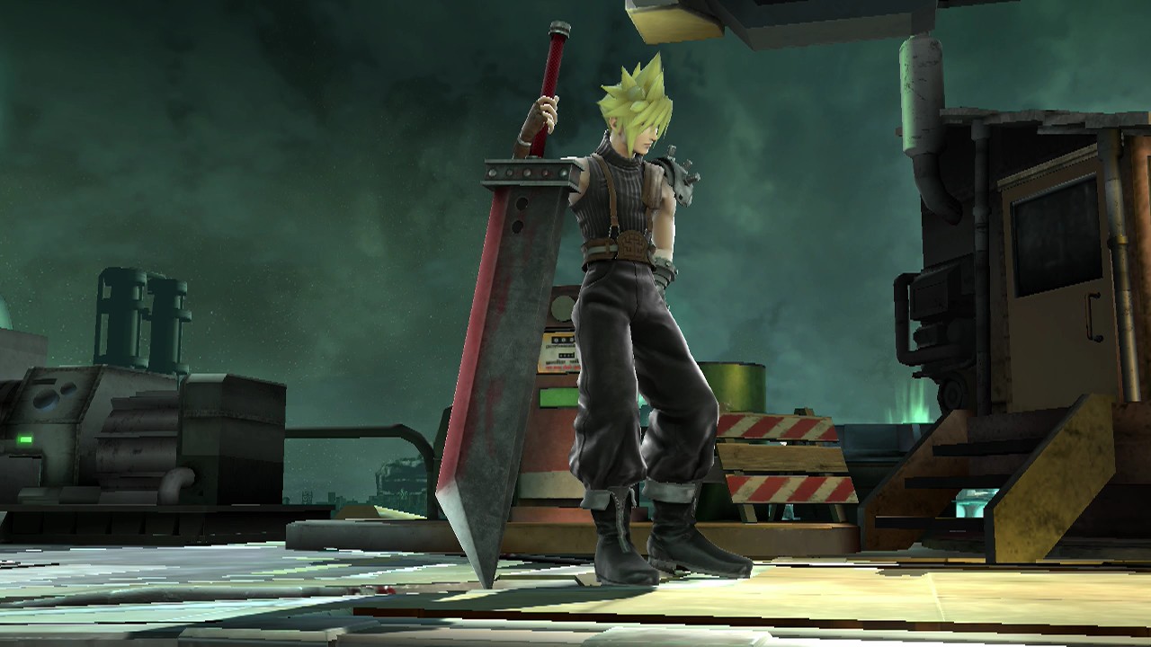 Black Cloud With Bloody Buster Sword [Super Smash Bros. (Wii U)] [Mods]