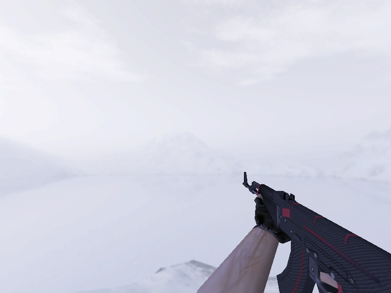 Download AK-47 Red line with stickers for CS 1.6