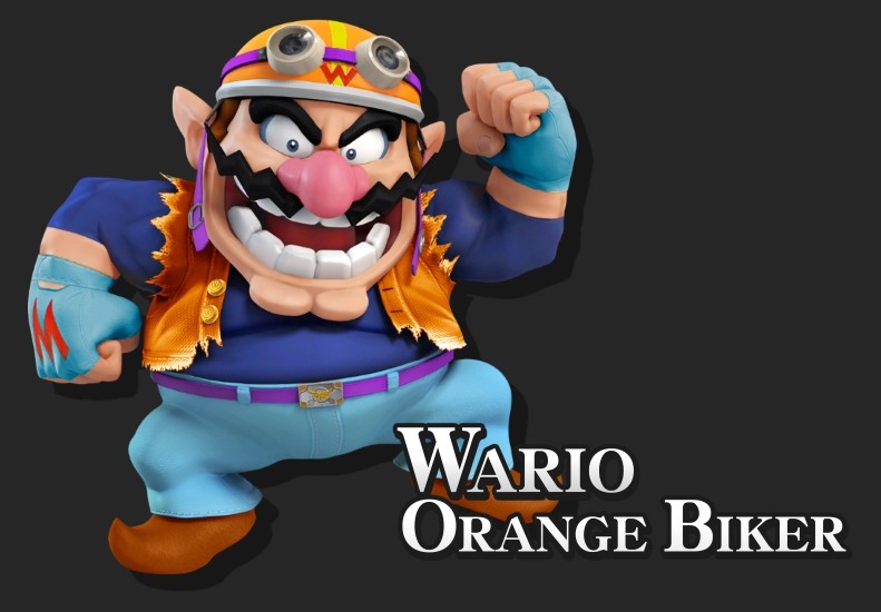 Orange Biker Wario [Super Smash Bros. (Wii U)] [Mods]