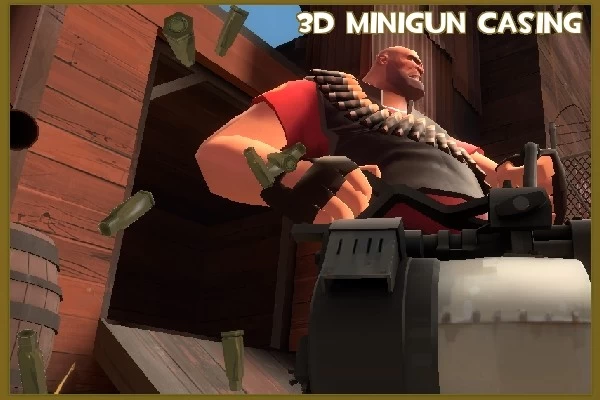 3D Minigun Casings Fix