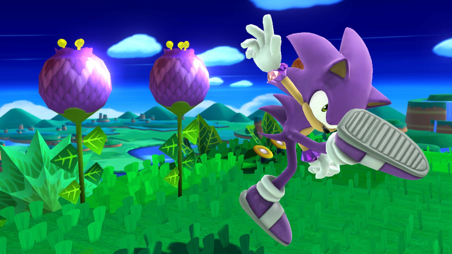 Purple Sonic Recolor [Super Smash Bros. (Wii U)] [Mods]