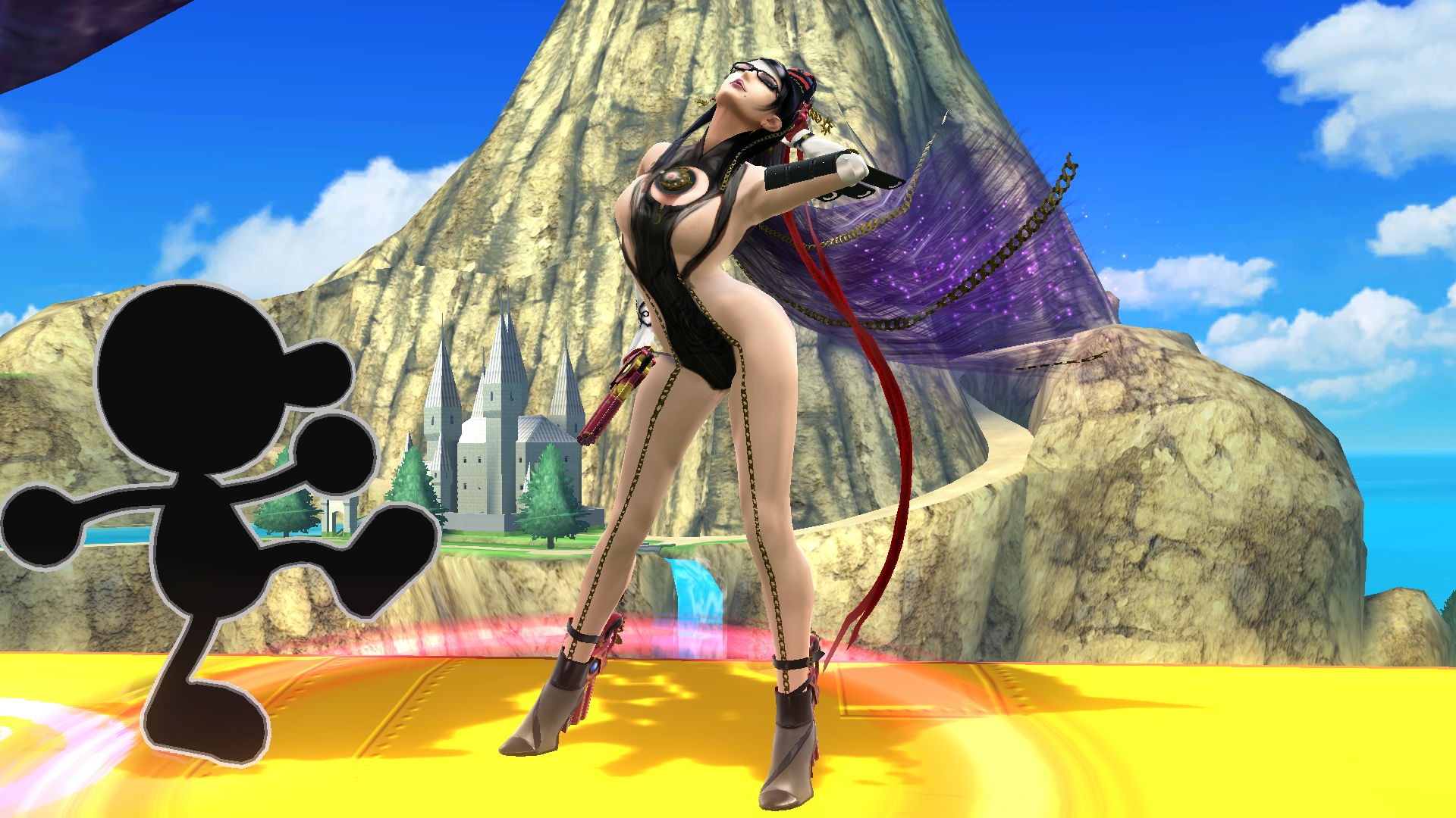 Uncensored Bayonetta [Super Smash Bros. (Wii U)] [Mods]