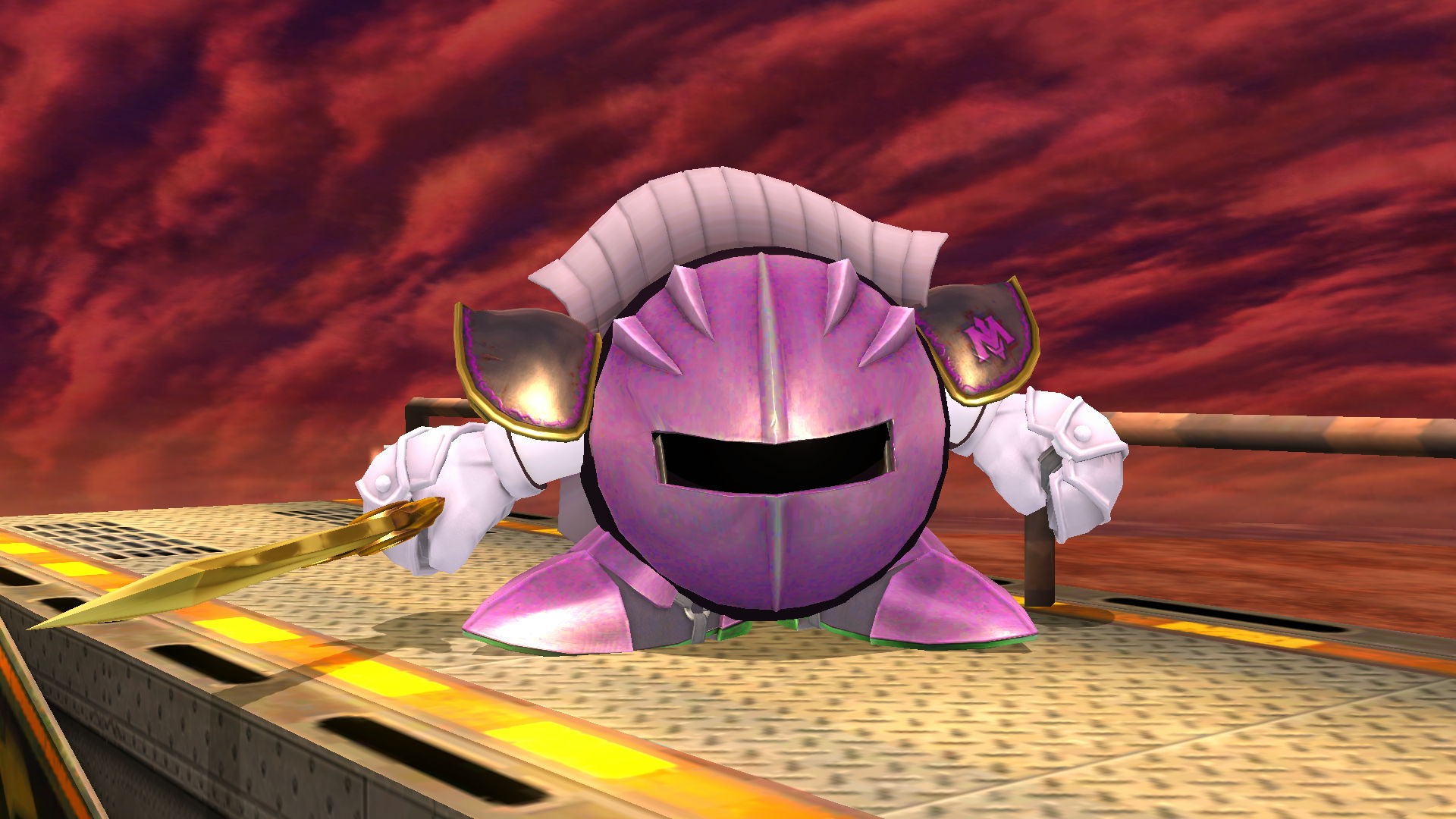 Kirby's Adventure Meta Knight (No Sprite On Cape) [Super Smash Bros. (Wii  U)] [Mods]
