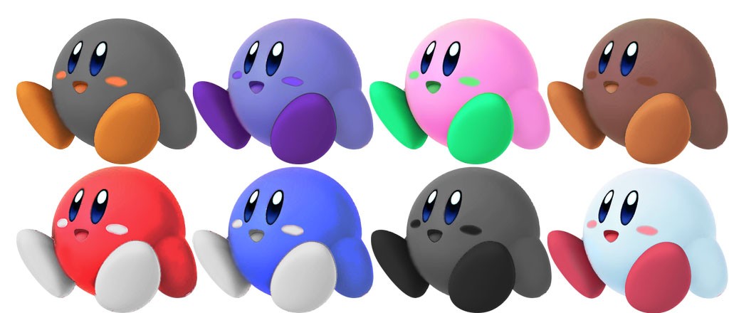 Kirby Recolor Pack [Super Smash Bros. (Wii U)] [Mods]