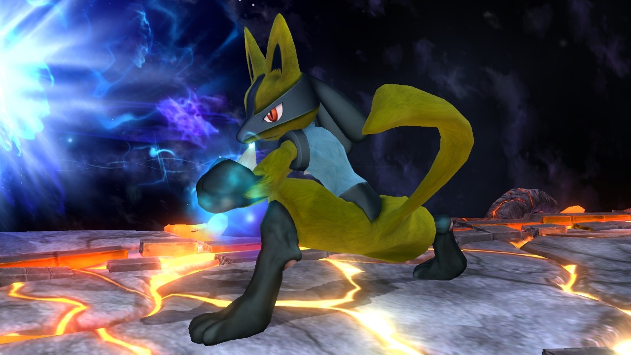 Shiny Lucario (Pokémon) Fox Animelee Skin – SSBM Textures