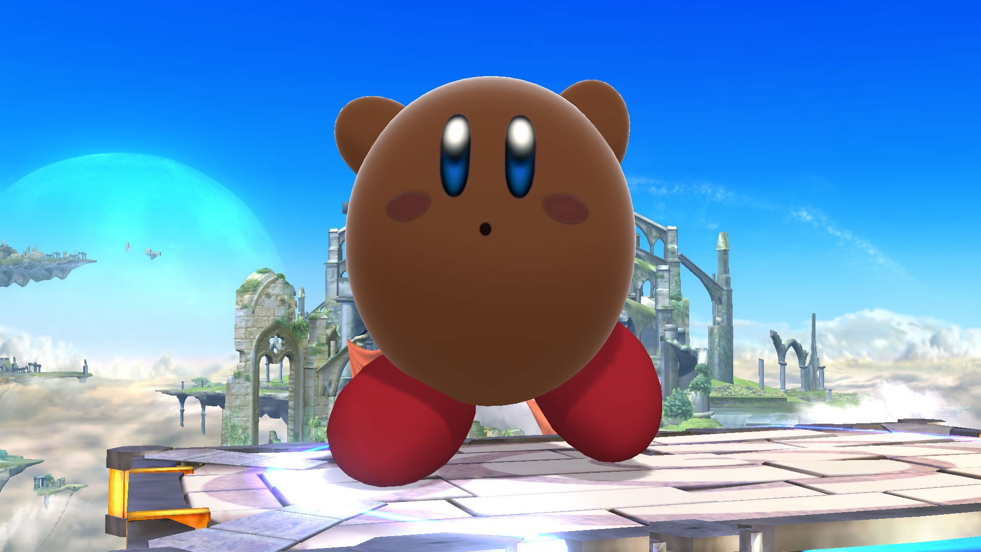 Brown kirby [Super Smash Bros. (Wii U)] [Mods]