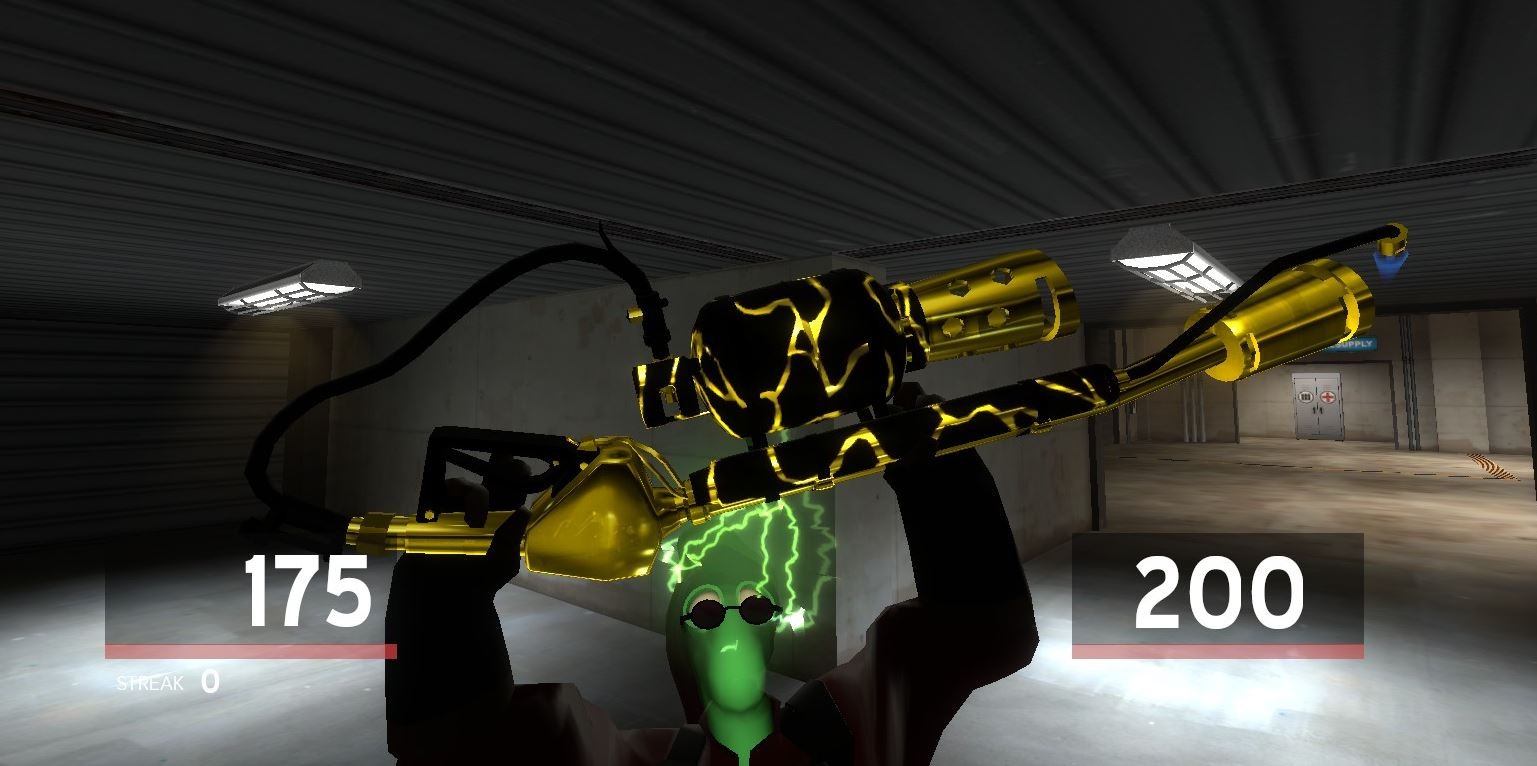 Thunderbolt Australium Flame Thrower Mod for Team Fortress 2 TF2